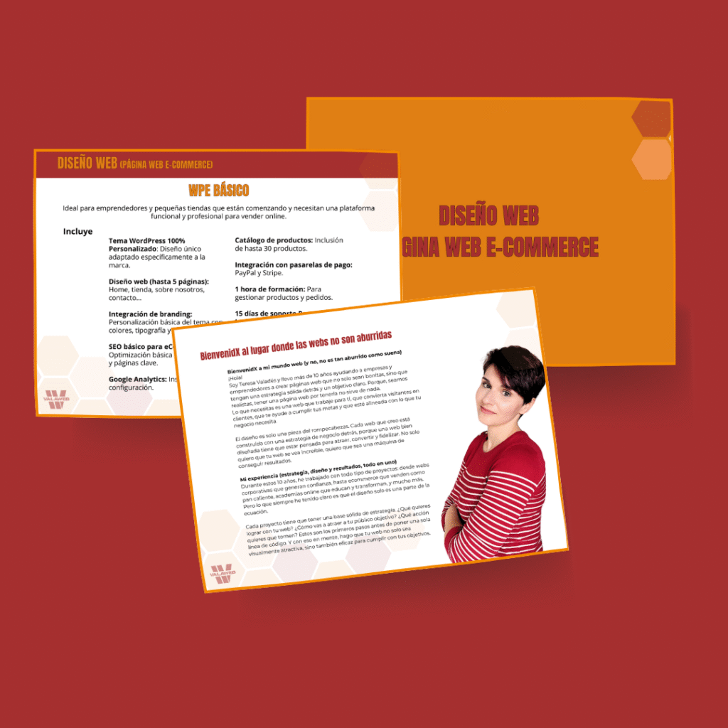 Mockup dossier diseño web